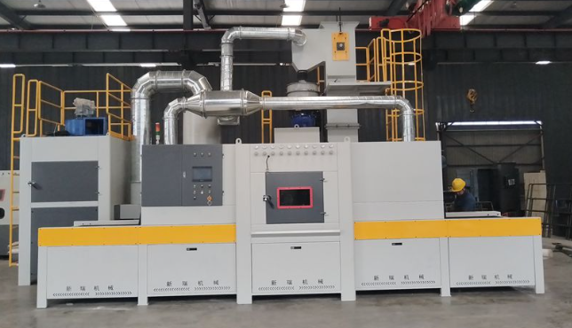 輸送式噴砂機 適配流水線生產(chǎn)需求