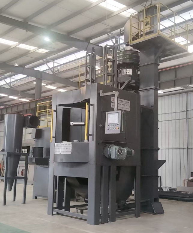 轉(zhuǎn)盤式噴砂機 提升圓形工件處理效率